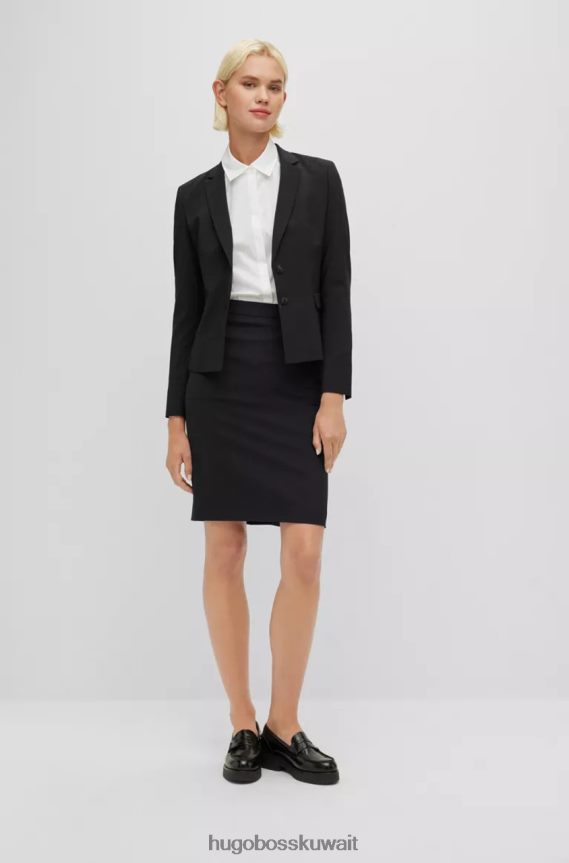 4TFNJN823 أسود/كحلي Hugo Boss تنورة فيليا 50291813 أسود