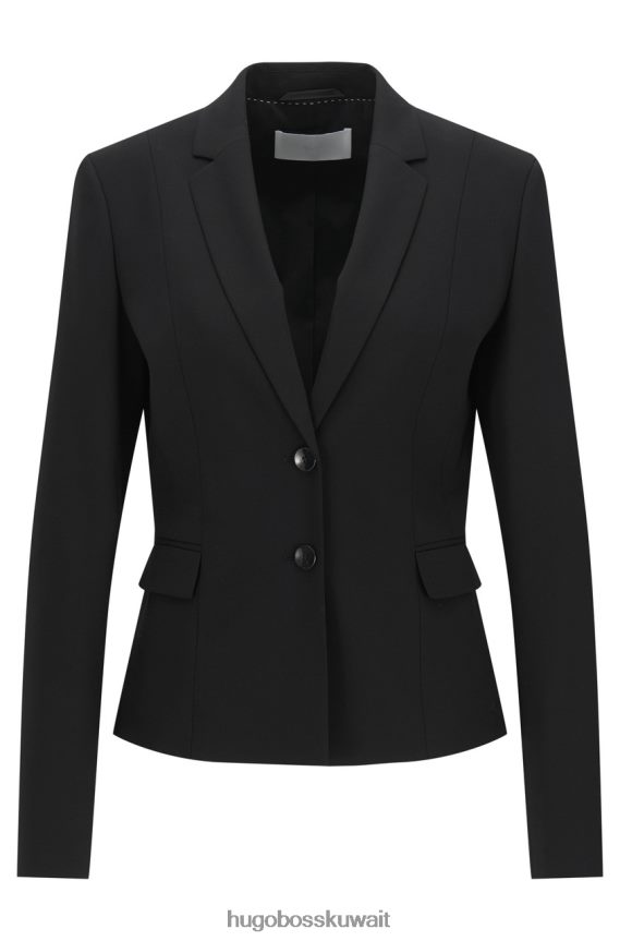 4TFNJN824 أسود/كحلي Hugo Boss بليزر جارو 50291839 أسود