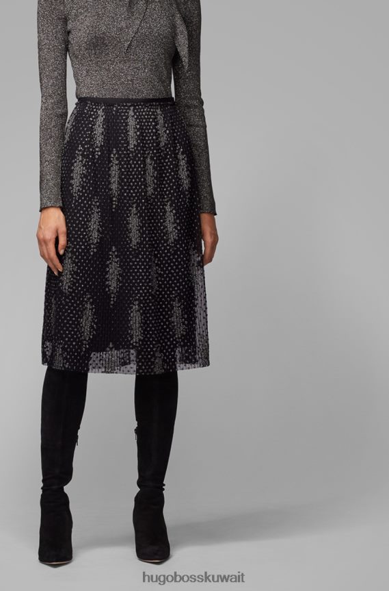 4TFNJN828 صنوبر Hugo Boss تنورة فيليسا 50420211 صنوبر