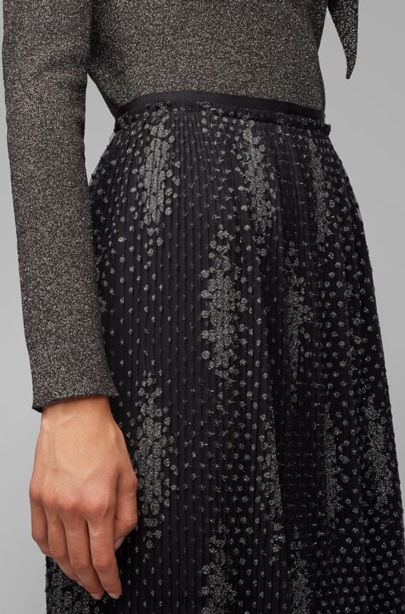 4TFNJN828 صنوبر Hugo Boss تنورة فيليسا 50420211 صنوبر