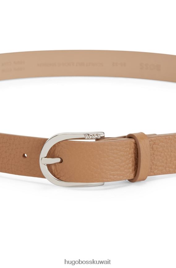 4TFNJN833 اللون البيج Hugo Boss الحزام القرمزي 50470624 بيج