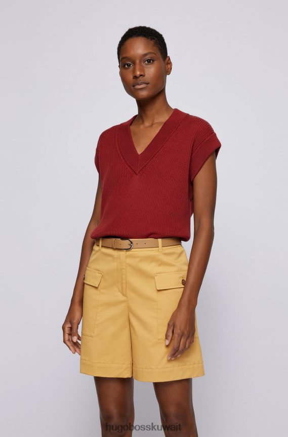 4TFNJN833 اللون البيج Hugo Boss الحزام القرمزي 50470624 بيج