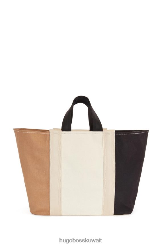 4TFNJN834 البيج الفاتح Hugo Boss حقيبة ديفا توت 50471922 بيج فاتح