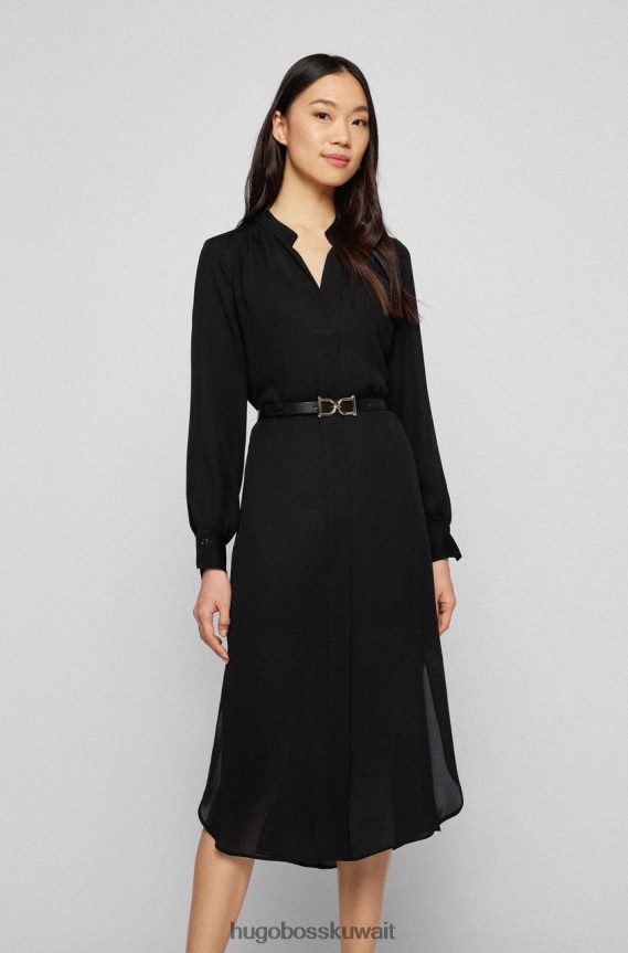 4TFNJN839 أسود/أبيض Hugo Boss حزام كريستين 50470542 أسود