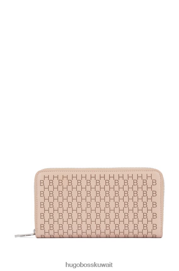 4TFNJN841 لون القرنفل Hugo Boss محفظة - تايلور زيب - 50428431 وردي