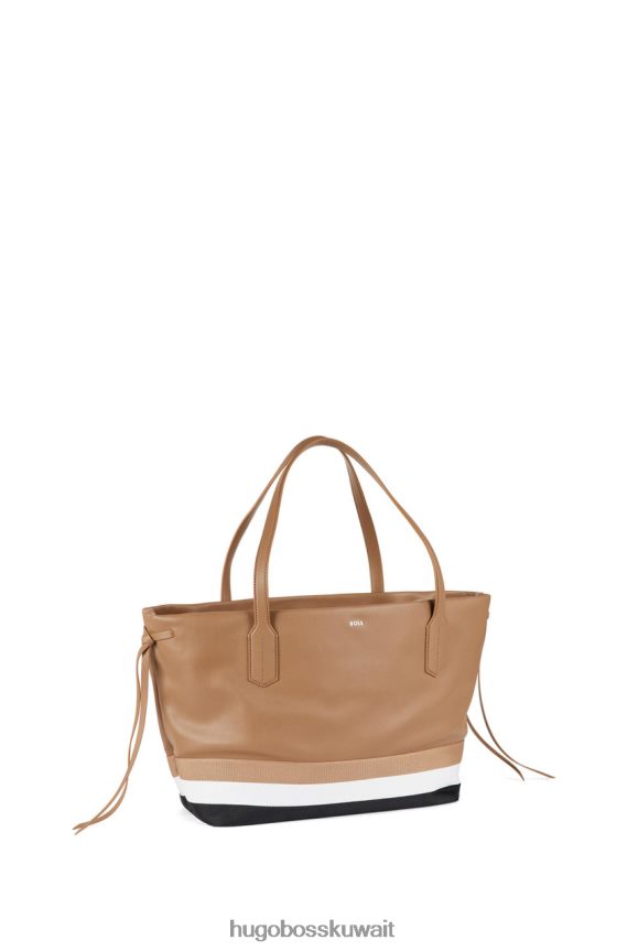 4TFNJN845 تان Hugo Boss حقيبة أديسون للمتسوقين 50468801 تان