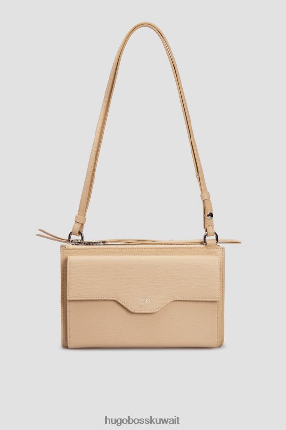 4TFNJN846 بيج فاتح/أسود Hugo Boss حقيبة تايلور ميني 50462100 بيج فاتح