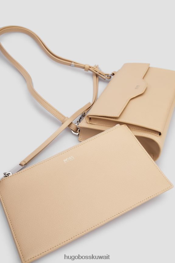 4TFNJN846 بيج فاتح/أسود Hugo Boss حقيبة تايلور ميني 50462100 بيج فاتح