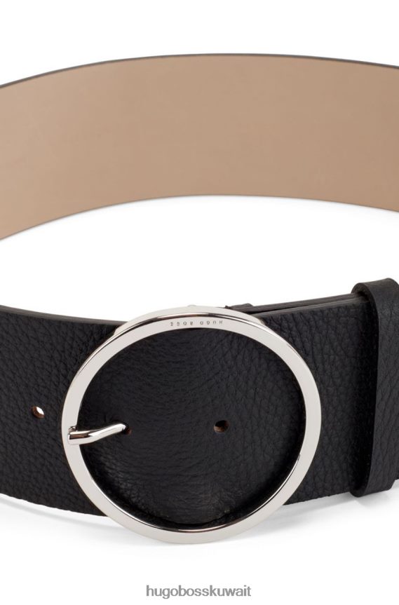 4TFNJN858 أسود Hugo Boss حزام أوليفيا 50456283 أسود