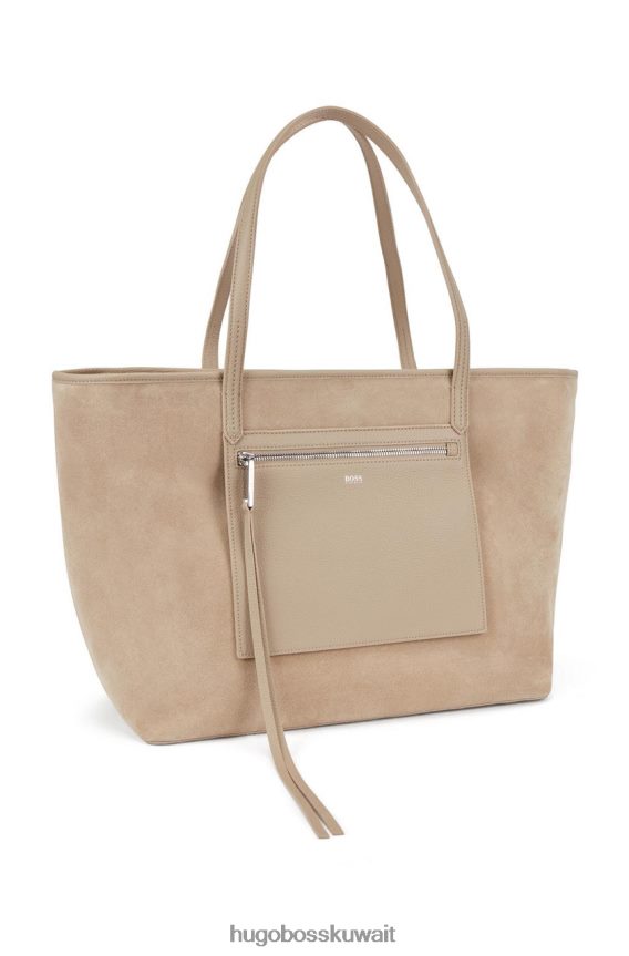 4TFNJN859 اللون البيج Hugo Boss كاري شوبر 50453982 بيج