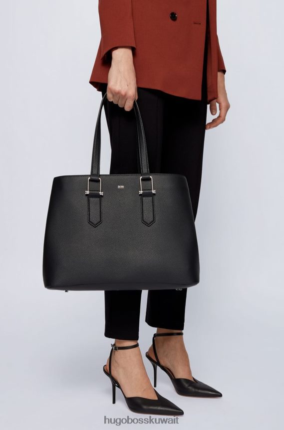 4TFNJN860 أسود/زيتوني Hugo Boss حقيبة عمل كريستين 50441920 باللون الأسود
