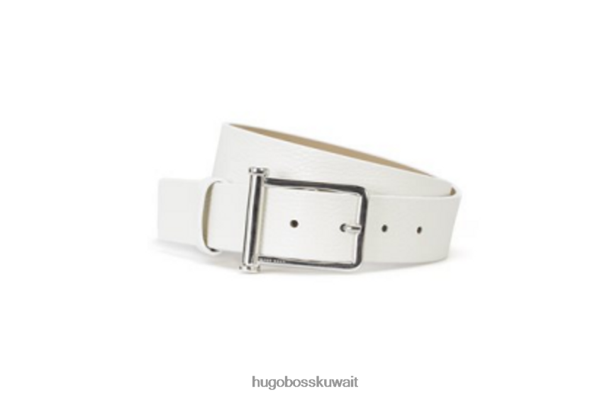 4TFNJN862 البحرية / الأبيض Hugo Boss حزام كريستين 50455832 البحرية