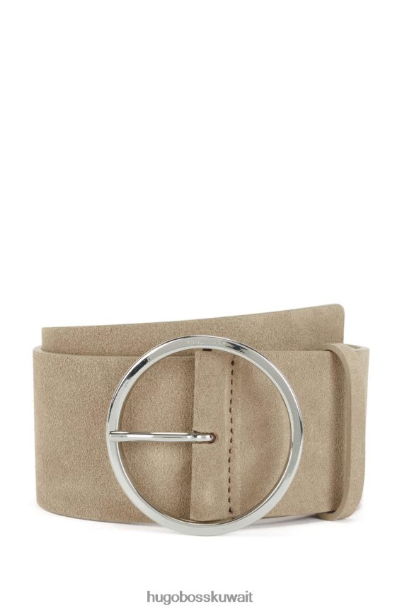 4TFNJN863 اللون البيج Hugo Boss حزام أوليفيا 50455818 بيج