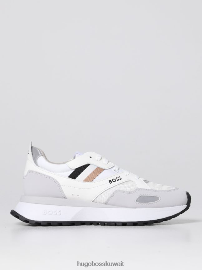 4TFNJN872 أبيض أسود Hugo Boss حذاء رياضي جونا 50481016 أبيض