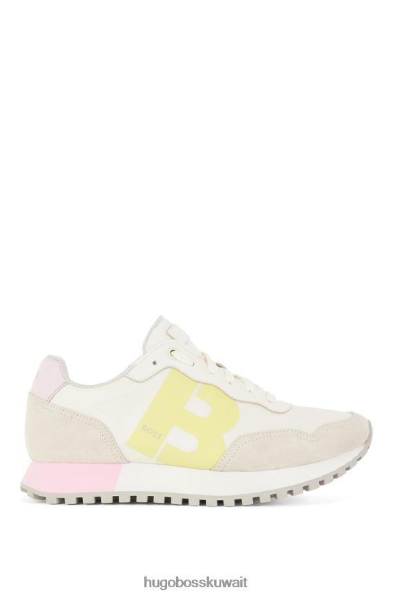 4TFNJN876 أبيض Hugo Boss أحذية باركور 50474466 بيضاء