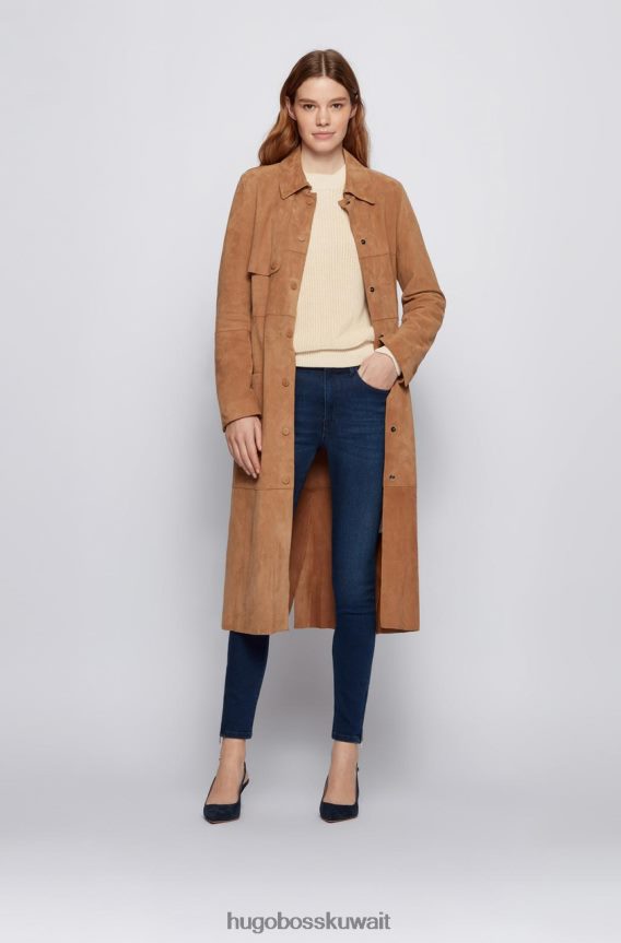 4TFNJN883 أزرق داكن/أخضر فاتح/بيج Hugo Boss كعب Slingback أوليفيا 50456221 أزرق داكن