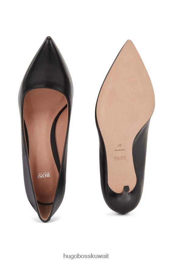 4TFNJN888 أسود Hugo Boss كعب مضخة إدي 50380934 أسود