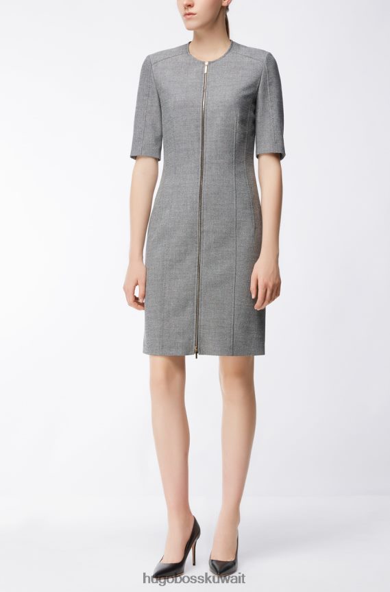 4TFNJN888 أسود Hugo Boss كعب مضخة إدي 50380934 أسود