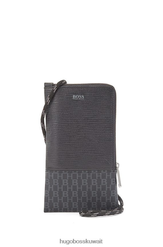 4TFNJN896 أسود Hugo Boss حامل هاتف متروبول 50441080 أسود