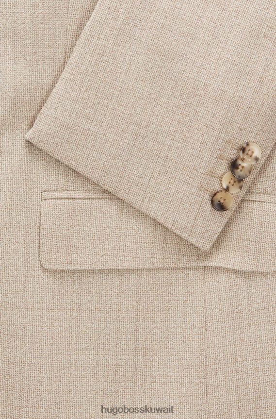 4TFNJN8 أزرق غامق/بيج Hugo Boss بدلة 3 قطع H-ضخمة 50473599 أزرق داكن