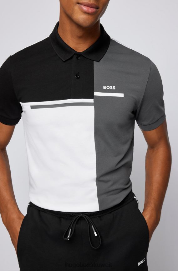 4TFNJN92 الرمادي الداكن Hugo Boss بولو بادي 5 50466427 رمادي غامق