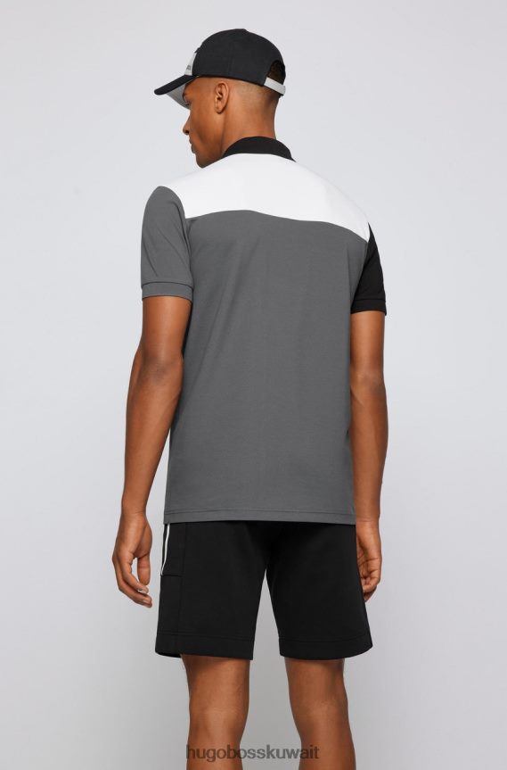 4TFNJN92 الرمادي الداكن Hugo Boss بولو بادي 5 50466427 رمادي غامق