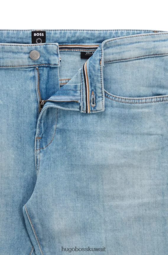 4TFNJN9 com.lightblue Hugo Boss جينز ديلاوير 50473016 أزرق فاتح